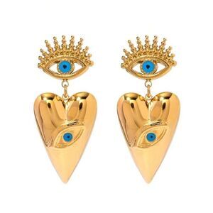 Evil eye earrings N415